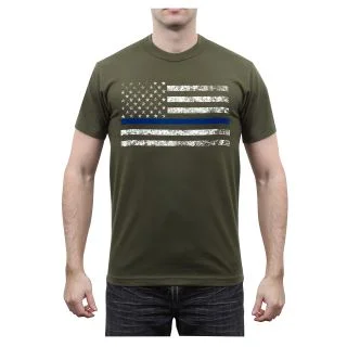Rothco Thin Blue Line T-Shirt 1