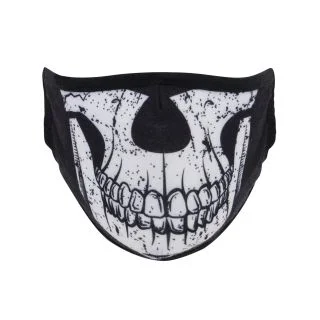 Rothco Half Skull Reusable 3-Layer Polyester Face Mask 1
