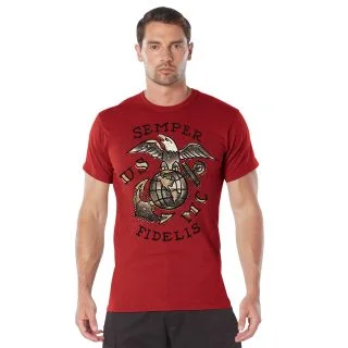 Rothco USMC Semper Fidelis T-Shirt 1
