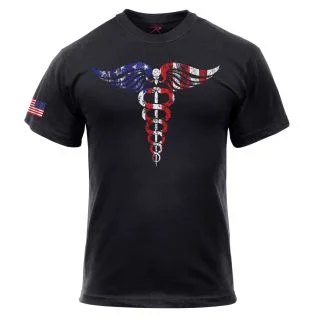 Rothco Medical Symbol (Caduceus) T-Shirt - Black