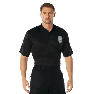 Rothco Moisture Wicking Security Polo Shirt With Badge 1