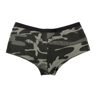 Rothco Black Camo "Booty Camp" Booty Shorts 1