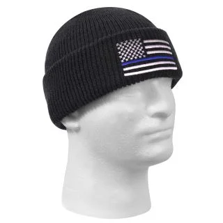 Rothco Thin Blue Line Deluxe Embroidered Watch Cap