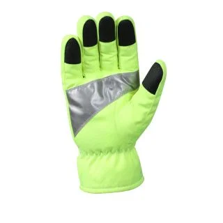 Rothco Safety Green Gloves With Reflective Tape 1
