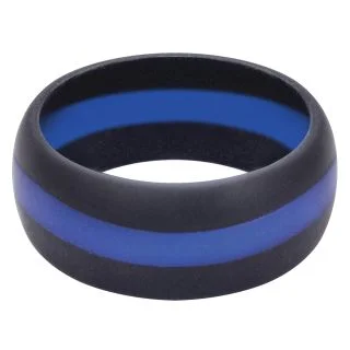 Rothco Thin Blue Line Silicone Ring