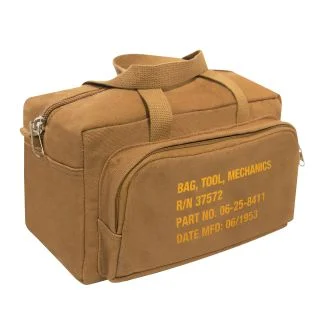 Rothco G.I. Type Zipper Pocket Mechanics Tool Bag With Military Stencil 1