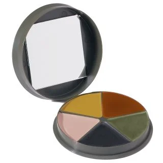 Rothco GI Type 5 Color Camo Face Paint - Round Compact