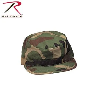 Rothco Kids Military Fatigue Cap - Woodland Camo 1